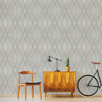 Adawall Octagon Geometrik Desenli Duvar Kağıdı 1213-2