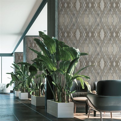 Adawall Octagon Geometrik Desenli Duvar Kağıdı 1213-4