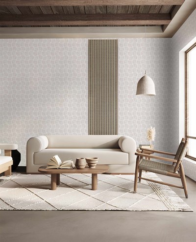 Adawall Omega Geometrik Desenli Duvar Kağıdı 23201-2