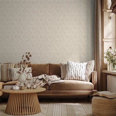 Adawall Omega Geometrik Desenli Duvar Kağıdı 23201-3