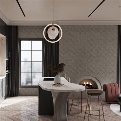Adawall Omega Geometrik Desenli Duvar Kağıdı 23201-5