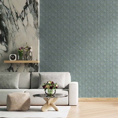 Adawall Omega Geometrik Desenli Duvar Kağıdı 23201-6