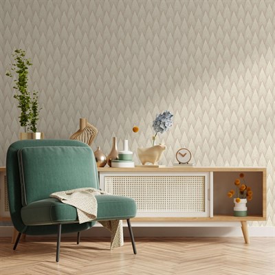 Adawall Omega Geometrik Desenli Duvar Kağıdı 23202-3