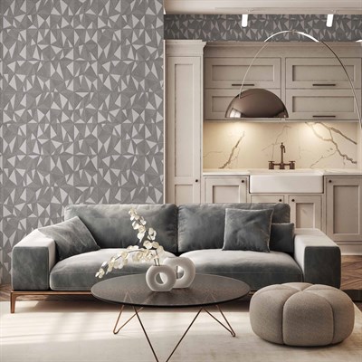 Adawall Omega Geometrik Desenli Duvar Kağıdı 23204-3