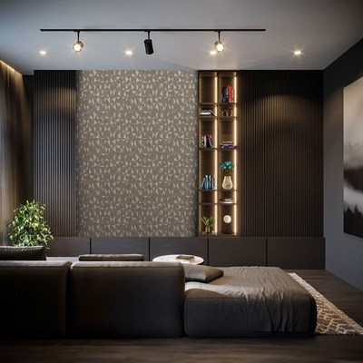 Adawall Omega Geometrik Desenli Duvar Kağıdı 23204-4