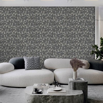 Adawall Omega Geometrik Desenli Duvar Kağıdı 23204-5