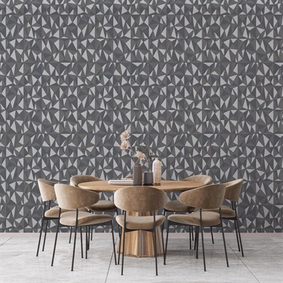 Adawall Omega Geometrik Desenli Duvar Kağıdı 23204-5
