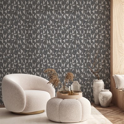 Adawall Omega Geometrik Desenli Duvar Kağıdı 23204-5