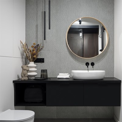 Adawall Omega Geometrik Desenli Duvar Kağıdı 23205-3