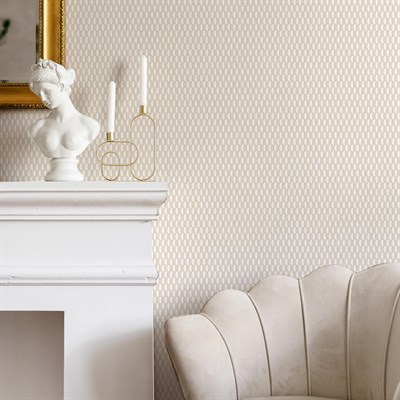 Adawall Omega Geometrik Desenli Duvar Kağıdı 23208-2