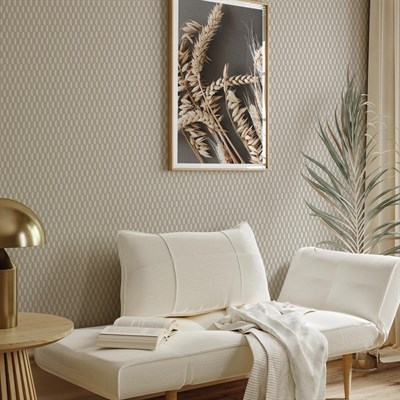 Adawall Omega Geometrik Desenli Duvar Kağıdı 23208-3