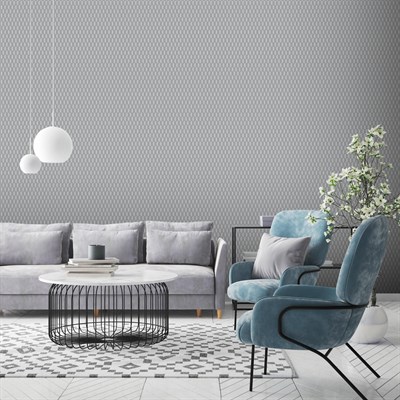 Adawall Omega Geometrik Desenli Duvar Kağıdı 23208-4