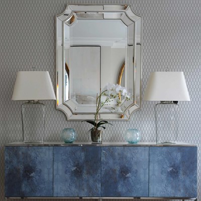 Adawall Omega Geometrik Desenli Duvar Kağıdı 23208-4