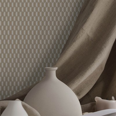 Adawall Omega Geometrik Desenli Duvar Kağıdı 23208-5