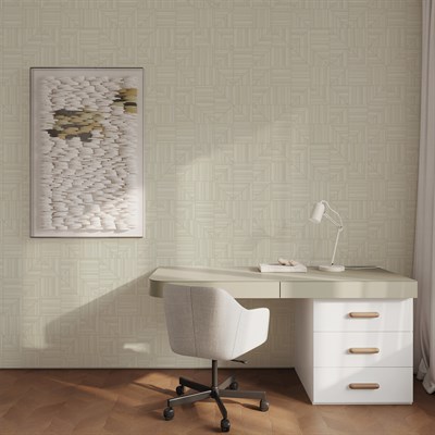 Adawall Omega Geometrik Desenli Duvar Kağıdı 23209-2