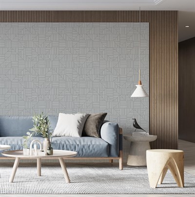 Adawall Omega Geometrik Desenli Duvar Kağıdı 23209-5