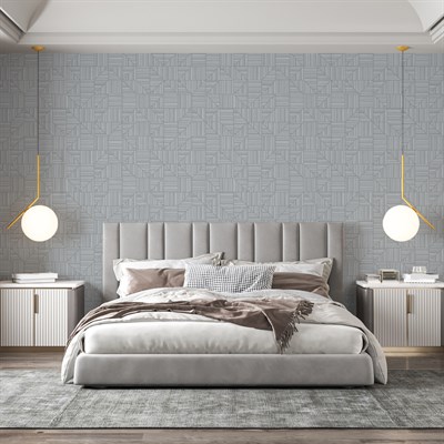 Adawall Omega Geometrik Desenli Duvar Kağıdı 23209-5