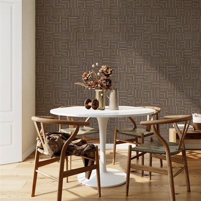 Adawall Omega Geometrik Desenli Duvar Kağıdı 23209-6