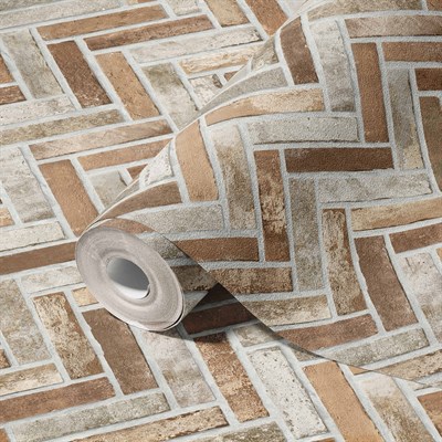 Adawall Roka Tuğla Desen Duvar Kağıdı 23105-3