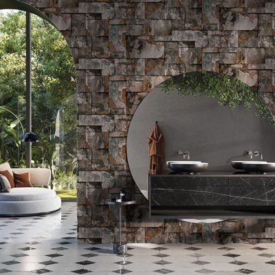 Adawall Roka Taş Desen Duvar Kağıdı 23106-3