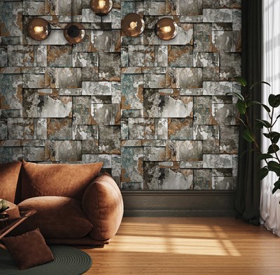 Adawall Roka Taş Desen Duvar Kağıdı 23106-3
