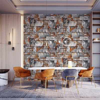 Adawall Roka Taş Desen Duvar Kağıdı 23106-4