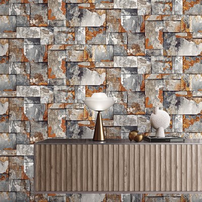 Adawall Roka Taş Desen Duvar Kağıdı 23106-4