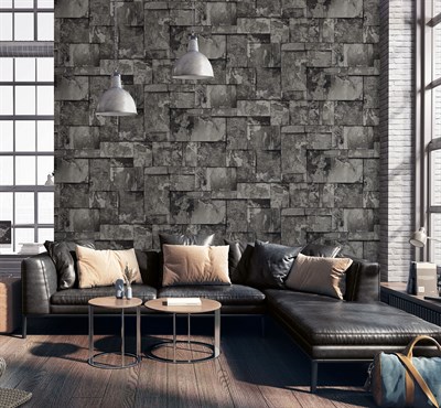 Adawall Roka Taş Desen Duvar Kağıdı 23106-5
