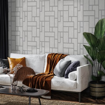 Adawall Roka Geometrik Desen Duvar Kağıdı 23108-1