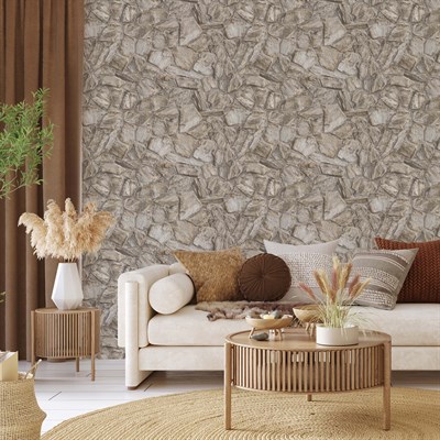 Adawall Roka Taş Desen Duvar Kağıdı 23114-1