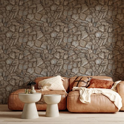 Adawall Roka Taş Desen Duvar Kağıdı 23114-2