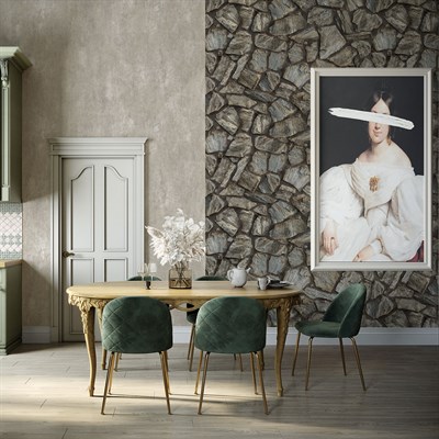 Adawall Roka Taş Desen Duvar Kağıdı 23114-3