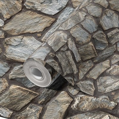 Adawall Roka Taş Desen Duvar Kağıdı 23114-3