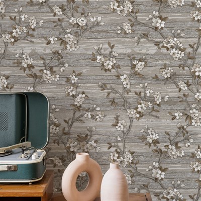 Adawall Vera Çiçek Desenli Duvar Kağıdı 1505-3