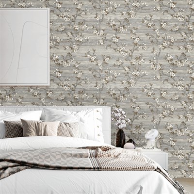 Adawall Vera Çiçek Desenli Duvar Kağıdı 1505-3