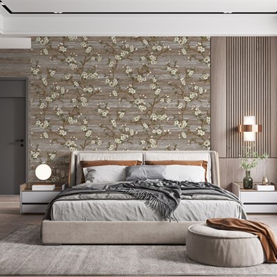 Adawall Vera Çiçek Desenli Duvar Kağıdı 1505-4