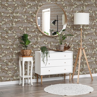 Adawall Vera Çiçek Desenli Duvar Kağıdı 1505-4