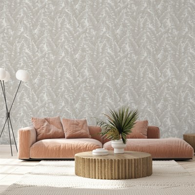 Adawall Vera Koleksiyonu 1507-01 Yaprak Desenli Duvar Kağıdı 16,5 M2