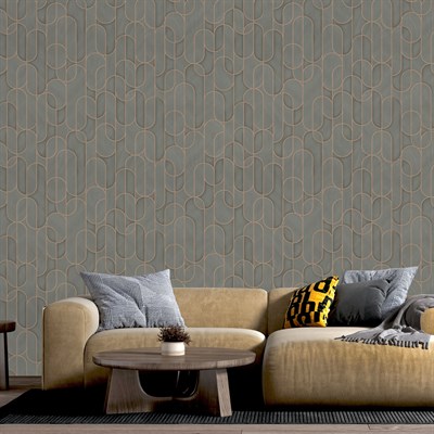 Adawall Vera Geometrik Desen Duvar Kağıdı 1501-4