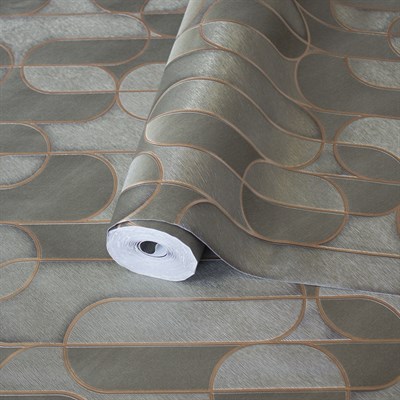 Adawall Vera Geometrik Desen Duvar Kağıdı 1501-4