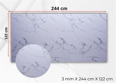 Bıanco Carrara PVC Duvar Paneli