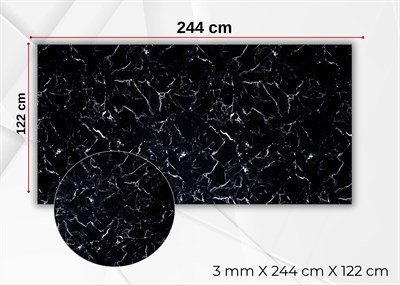 BLACK WHITEPS PVC Duvar Paneli