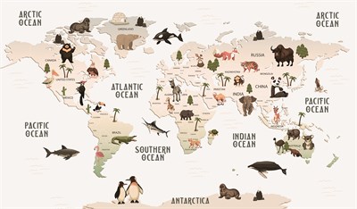 ÇOCUK ODASI HARİTALI  POSTER-3