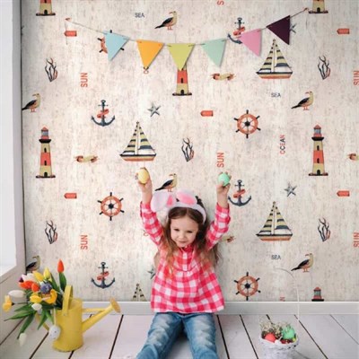 Decowall Deco Junior 1203-01 Çocuk Duvar Kağıdı