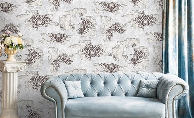 Decowall Odessa Damask Desenli Duvar Kağıdı 2503-03 16m²