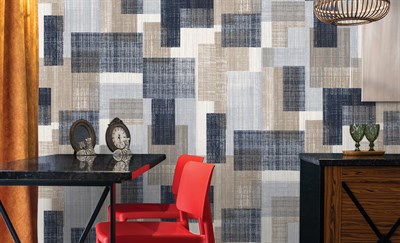 Decowall Odessa Modern Geometrik Dokulu Duvar Kağıdı 2510-05 16m²