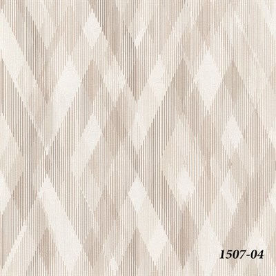 Decowall Orlando 1507-04 Duvar Kağıdı Açık Kahve Geometrik Desenli