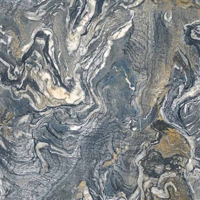 Rim Duvar Kağıdı Lüks Mermer Desenli Antrasit Füme 540104