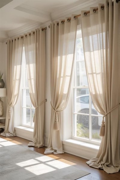 kumaş ve tül perde