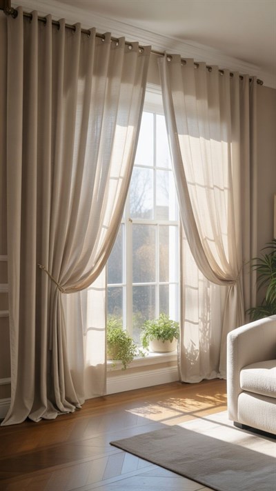 kumaş ve tül perde